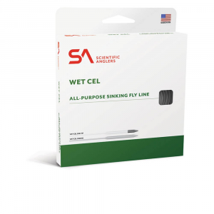 Scientific Anglers Wetcel Sink Tip Fly Line - Type IV - Green and Charcoal - WF5S