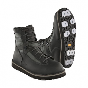 Patagonia Foot Tractor Wading Boots - Aluminum Bar (Built By Danner) - Forge Grey - 10