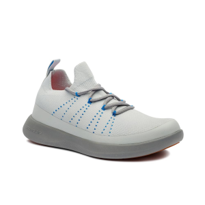 Grundens Sea Knit Boat Shoe - Men's - Grey Mist - 14