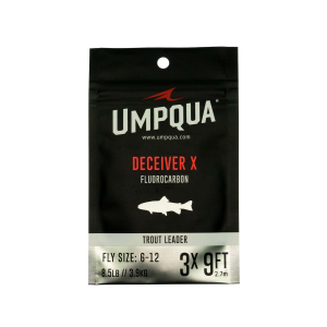 Umpqua Deceiver X Fluorocarbon Leader - Clear - 9ft 5X