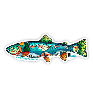 Fishewear Mt. Cutty Sticker - One Size