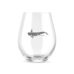 RepYourWater Stemless Wine Glass - Shallow Water Cruiser