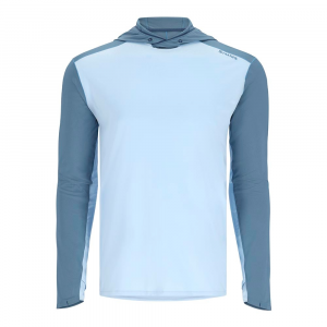 Simms BugStopper SolarFlex Hoody - Men's - Sky and Neptune - 2XL