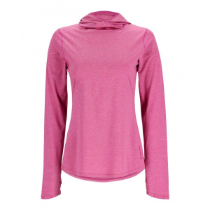 Simms SolarFlex Hoody - Women's - Fuchsia Heather - XS