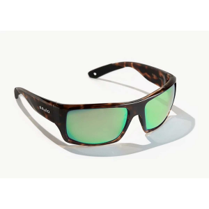 Bajio Nato Sunglasses - Polarized - Dark Tortoise Gloss with Green Glass