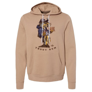 Lakes Rivers Streams Trout Bum Hoodie - Men's - Sandstone - M