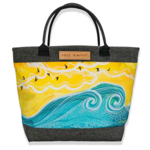 Free Range Canvas Tote Bag - Longs Peak Sunrise - One Size