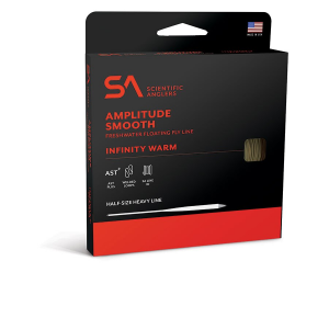 Scientific Anglers Amplitude Smooth Infinity Warm Taper Fly Line - Mist Green and Bronze and Tanic - WF8F