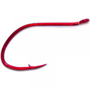 Umpqua U004 Series Hooks - 50pk - Red - 12