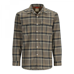 Simms ColdWeather Long Sleeve Shirt - Men's - Hickory Asym Ombre Plaid - 2XL