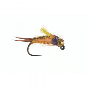 Umpqua Tungsten Psycho Prince Jig - Mercer's - Orange Belly - 16