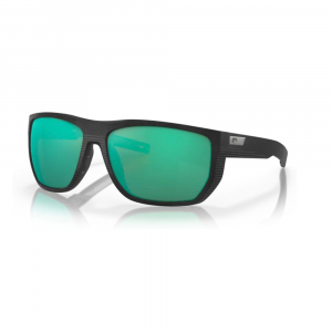 Costa Santiago Sunglasses - Polarized - Net Black with Green Mirror 580G