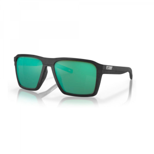 Costa Antille Sunglasses - Polarized - Net Black with Green Mirror 580G