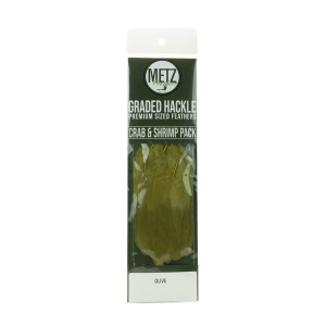 Umpqua / Metz Hackle Crab and Shrimp Pack - Olive
