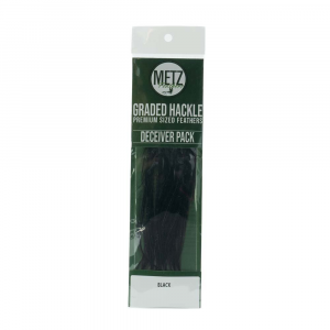 Umpqua / Metz Hackle Deceiver Streamer Pack - Black