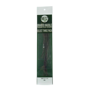 Umpqua / Metz Hackle Select - 3 Pack - Dun - 16/18/20