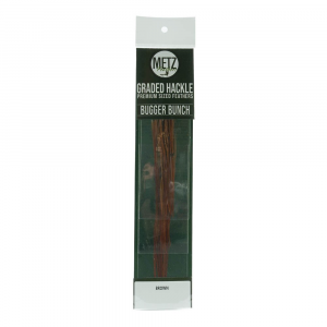 Umpqua / Metz Hackle Bugger Bunch - 3 Pack - Brown