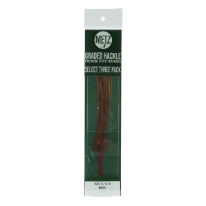 Umpqua / Metz Hackle Select - Single Pack - Brown - 18