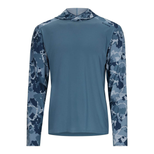 Simms BugStopper SolarFlex Hoody - Men's - Neptune and Regiment Camo Neptune - XL
