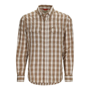 Simms Big Sky Long Sleeve Shirt - Men's - Driftwood Plaid - XL