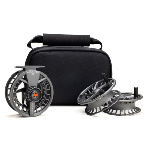 Lamson Liquid S-Series Fly Reel - 3 Pack - Smoke - -3+