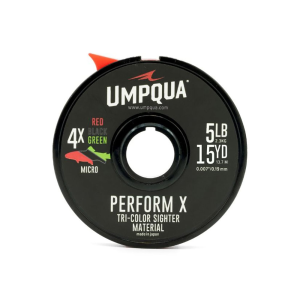 Umpqua Two Tone Sighter Tippet - Pink and Yellow - Medium 2X .009