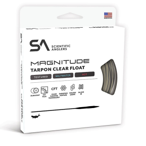 Scientific Anglers Magnitude Textured Tarpon - 12' Clear Tip Floating Fly Line - Sand and Clear - WF11F