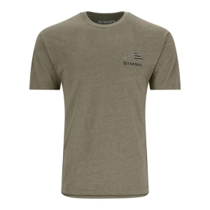 Simms Wooden Flag Trout T-Shirt - Men's - Military Heather - XL
