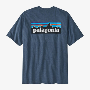 Patagonia P-6 Logo Responsibill Tee - Men's - Utility Blue - M