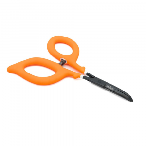 Umpqua Rivergrip PS 6'' Scissor Clamp - Curved - Hot Orange