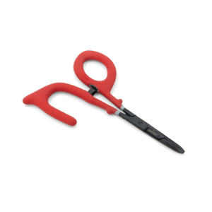Umpqua River Grip PS 6'' Open Scissor Clamp - Straight - Red