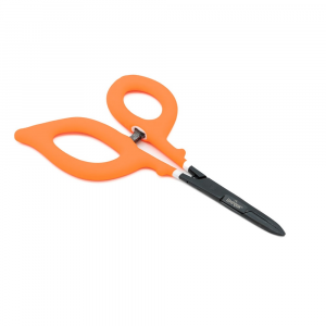 Umpqua River Grip PS 6'' Scissor Clamp - Straight - Hot Orange