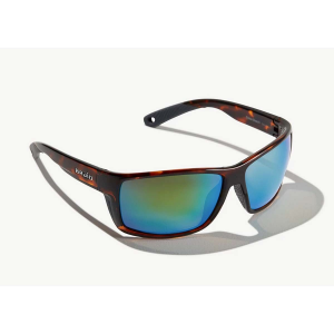 Bajio Bales Beach Sunglasses - Polarized - Dark Tortoise Gloss with Green Plastic