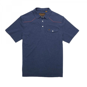 Howler Brothers Ranchero Polo Shirt - Men's - Indigo Heather - S