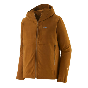 Patagonia R1 TechFace Fitz Roy Trout Hoody - Men's - Shelter Brown - M