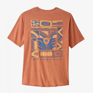Patagonia Capilene Cool Daily Graphic Shirt - Men's - Dawn To Dusk Sienna Clay X-Dye - 2XL