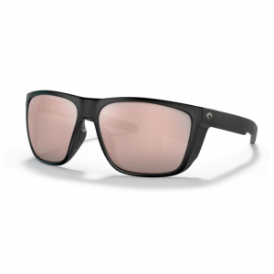Costa Ferg XL Sunglasses - Polarized - Matte Black with Gold Mirror 580G