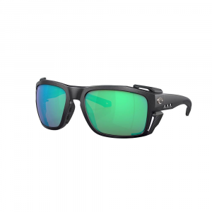 Costa King Tide 8 Sunglasses - Polarized - Black Pearl with Green Mirror 580G