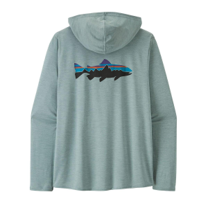 Patagonia Cap Cool Daily Graphic Hoody - Men's - Casting Logo Thermal Blue X-Dye - S