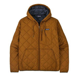Patagonia Diamond Quilted Bomber Hoody - Men's - Shelter Brown - S