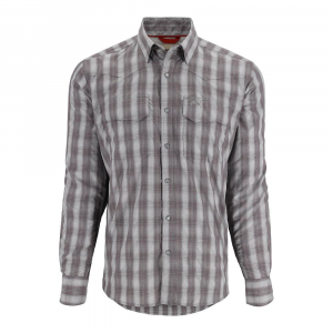 Simms Big Sky Long Sleeve Shirt - Men's - Grayling Plaid - 2XL
