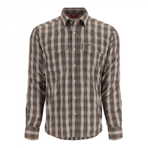 Simms Big Sky Long Sleeve Shirt - Men's - Hickory Plaid - 2XL