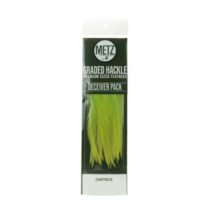 Umpqua / Metz Hackle Deceiver Streamer Pack - Grizzly and Brown