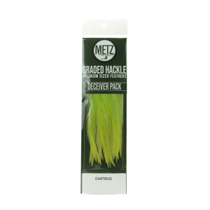 Umpqua / Metz Hackle Deceiver Streamer Pack - Grizzly and Purple