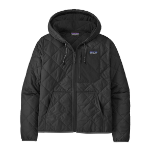 Patagonia Diamond Quilted Bomber Hoody - Women's - Black - S