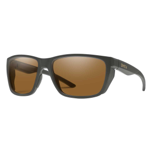 Smith Longfin Sunglasses - ChromaPop Polarized - Matte Charcoal with Brown