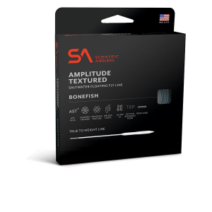 Scientific Anglers Amplitude Textured Bonefish Taper - Black and Surf and Ivory - WF8F