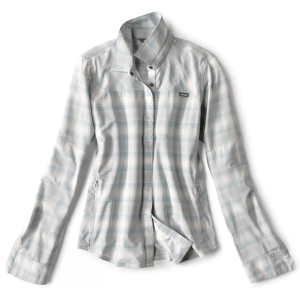 Orvis Pro Stretch Long Sleeve Shirt - Women's - Opal Plaid - XS