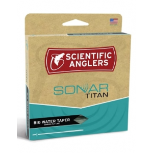 Scientific Anglers Sonar Titan Big Water Taper Sink 6+ Fly Line - Surf and Black - WF500S 100lb