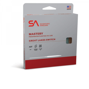 Scientific Angler Mastery Great Lakes Switch Fly Line - Orange and Sky Blue - WF67F